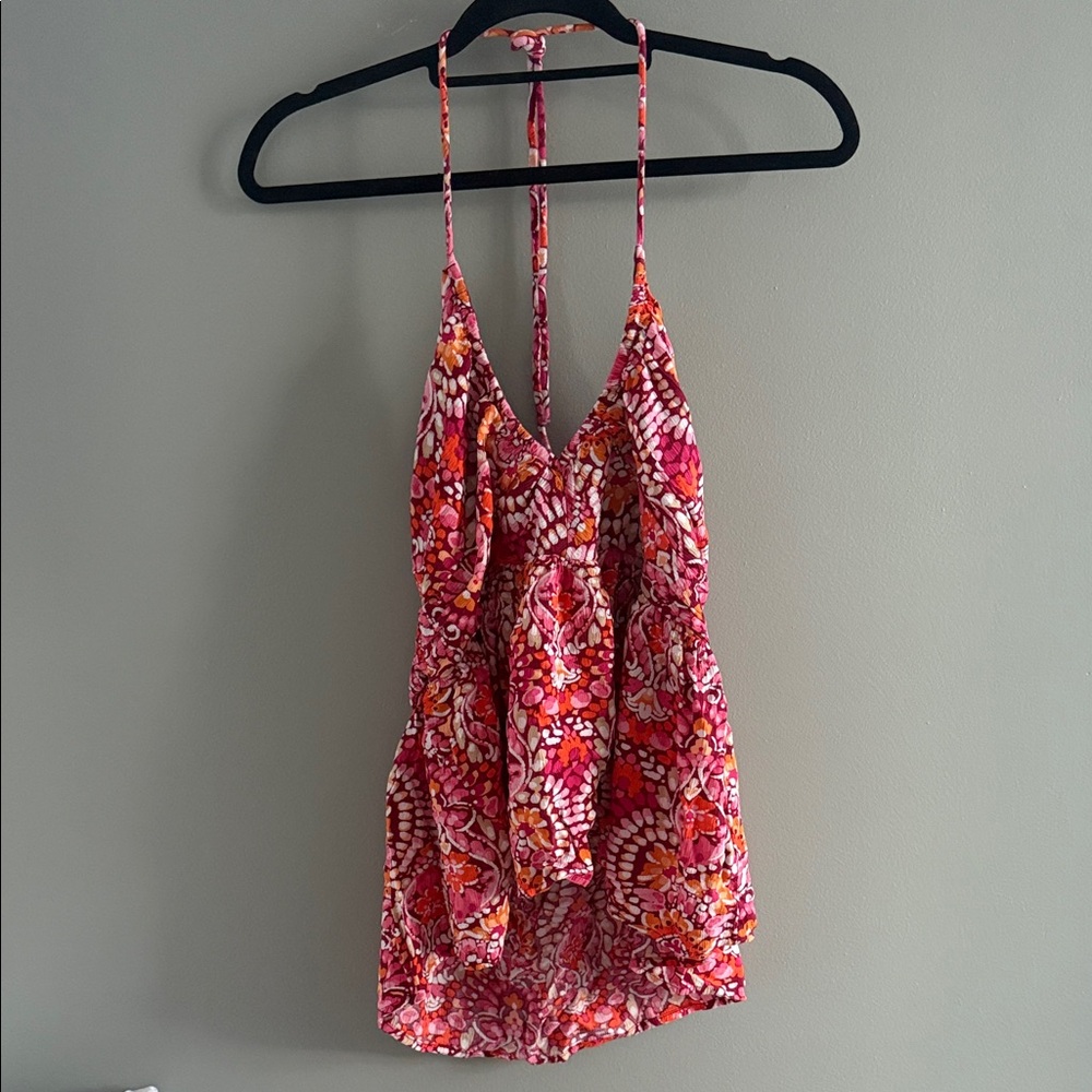 Old Navy Pink Floral Camisole Top